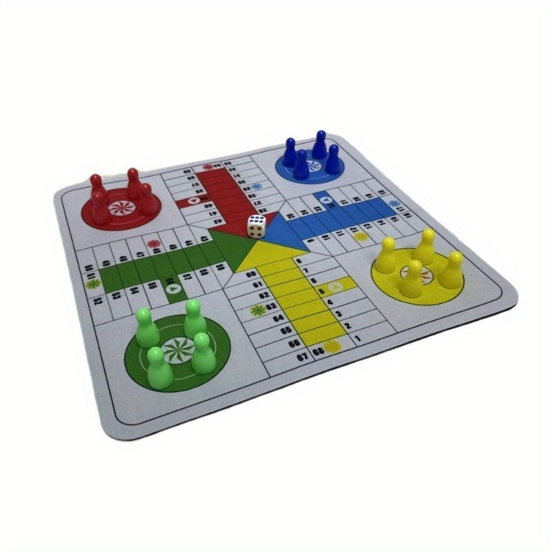 Game Mat - Dual-Purpose Rubber Board (9.45" Square) Doubles as Mouse Pad