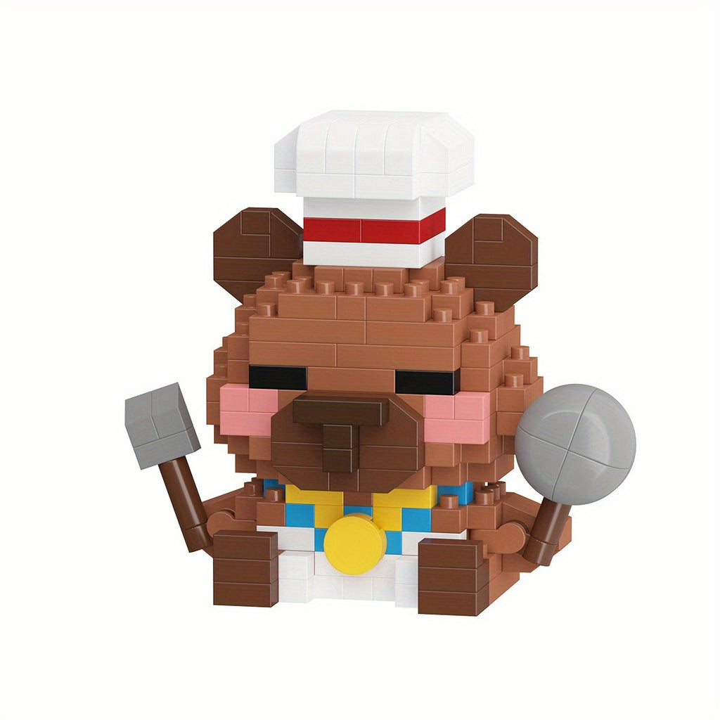 Capibara Energy Station Building Blocks Miniature Particle Assembly Toy Compatible with Baking Capybara Ornaments