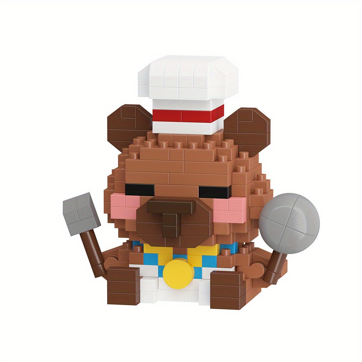 Capibara Energy Station Building Blocks Miniature Particle Assembly Toy Compatible with Baking Capybara Ornaments