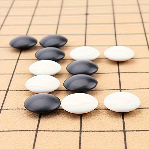 1 Set, Advanced Go Suit with Folding Board - Classic Black and White Chess Pieces, Handcrafted Collection Game, Suitable for Christmas and Thanksgiving, Valentine's Day Gift