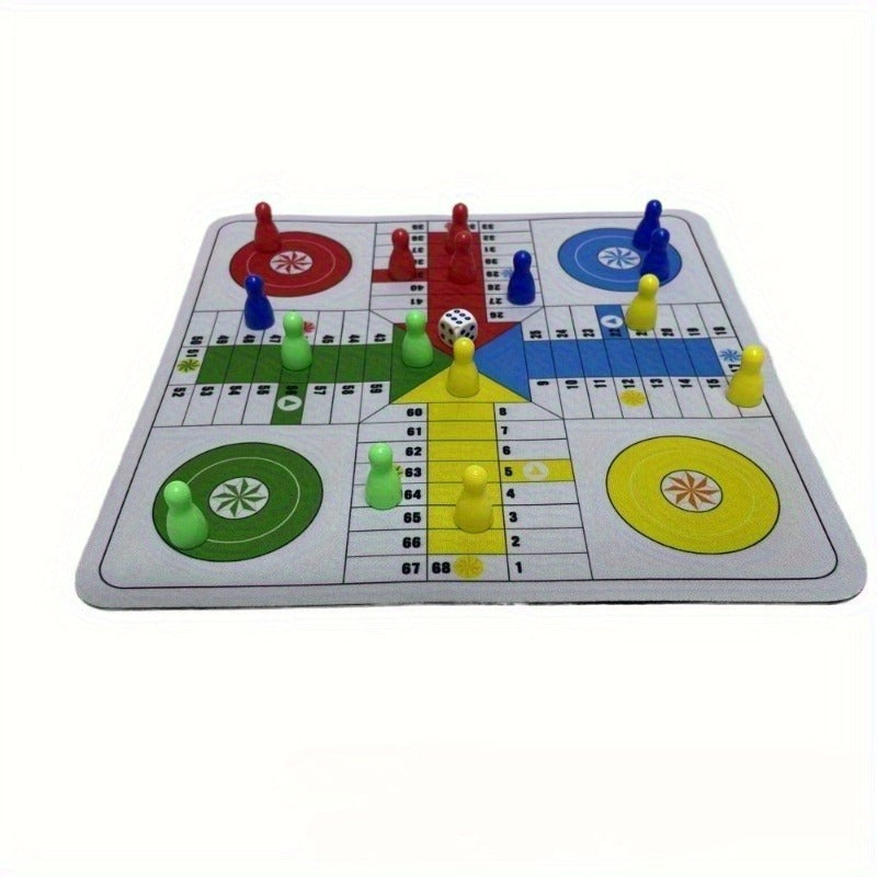 Game Mat - Dual-Purpose Rubber Board (9.45" Square) Doubles as Mouse Pad