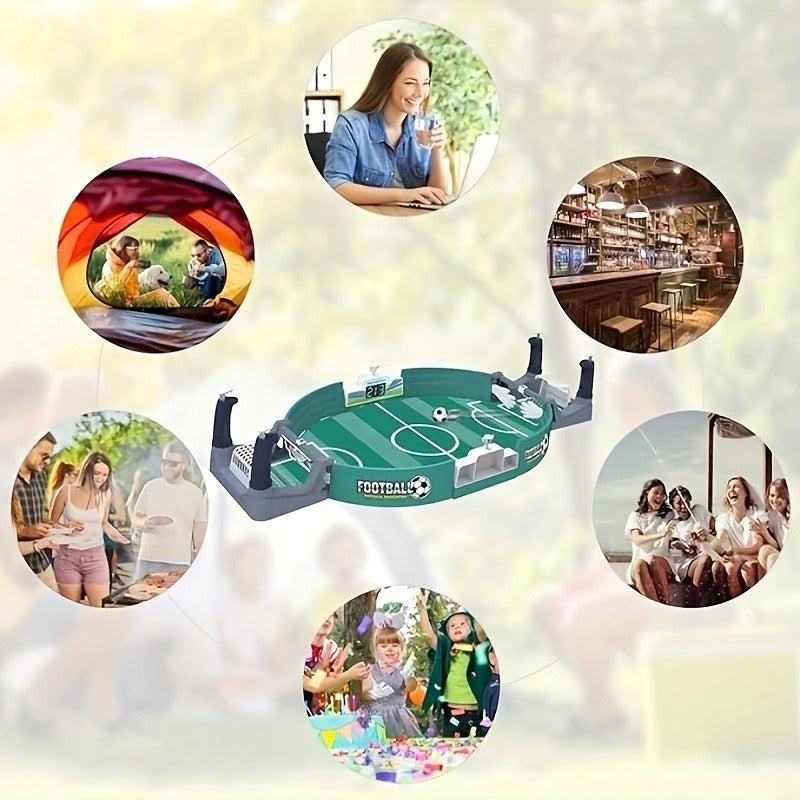 [98% Of Families' Choice] The World's Best-selling New Interactive Foosball Game for Kids - A Two-player Foosball Toy Set with 2 Balls - Ideal for Party Entertainment And Cognitive Development