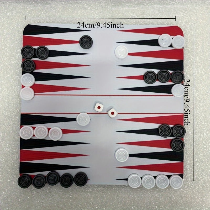 Game Mat - Dual-Purpose Rubber Board (9.45" Square) Doubles as Mouse Pad