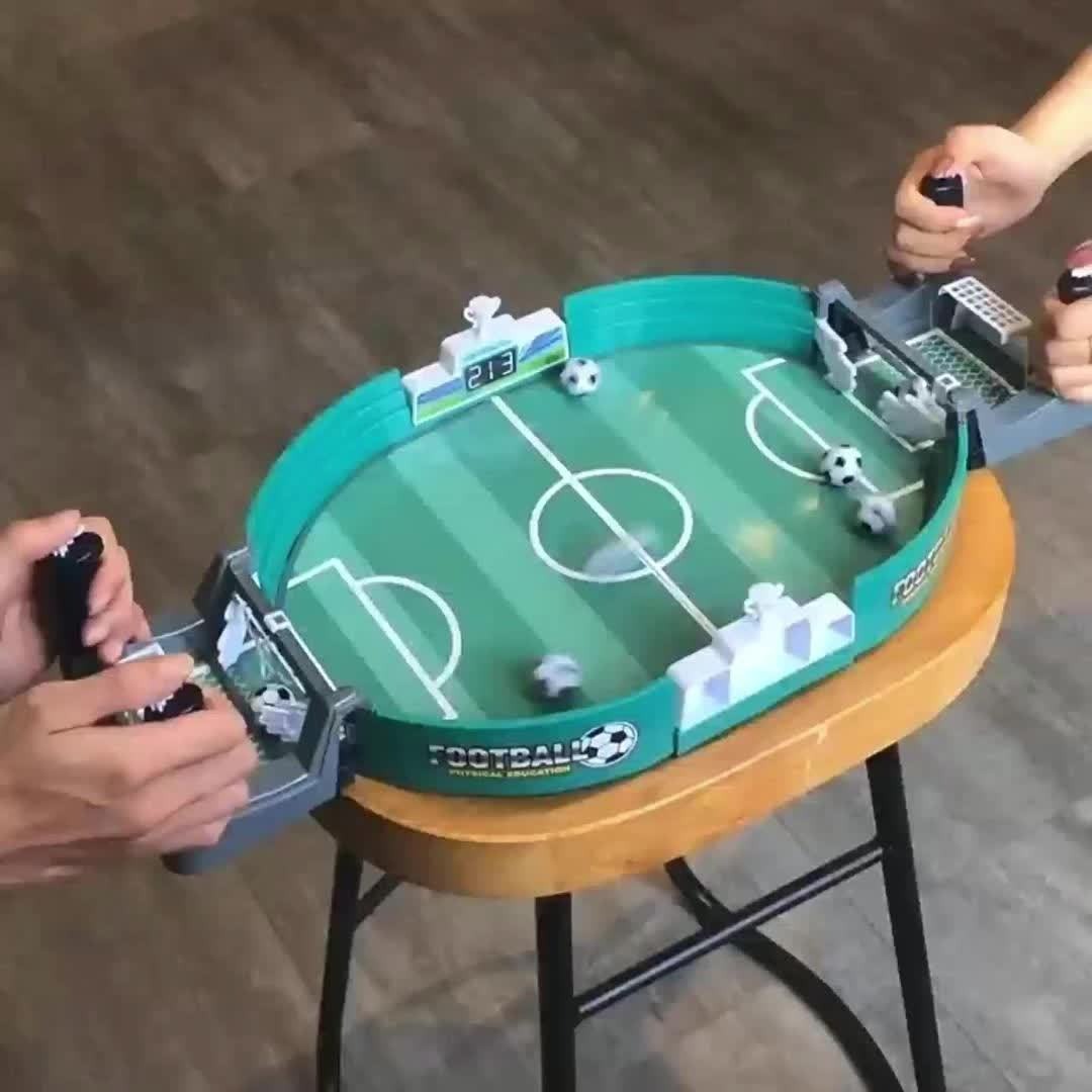 [98% Of Families' Choice] The World's Best-selling New Interactive Foosball Game for Kids - A Two-player Foosball Toy Set with 2 Balls - Ideal for Party Entertainment And Cognitive Development