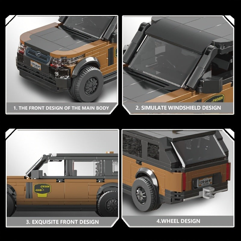 Car Building Block Set, Adult Building Block Toys, Small Particle Assembly, Christmas, Thanksgiving, Birthday Gifts, Desktop Ornaments